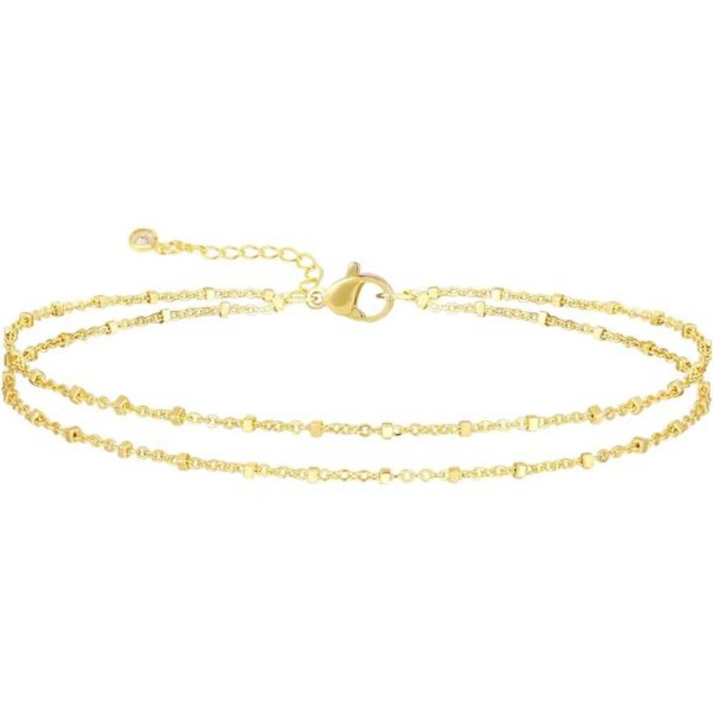 Gold/Silver Ankle Bracelets For Women,14k Gold Anklets For Women